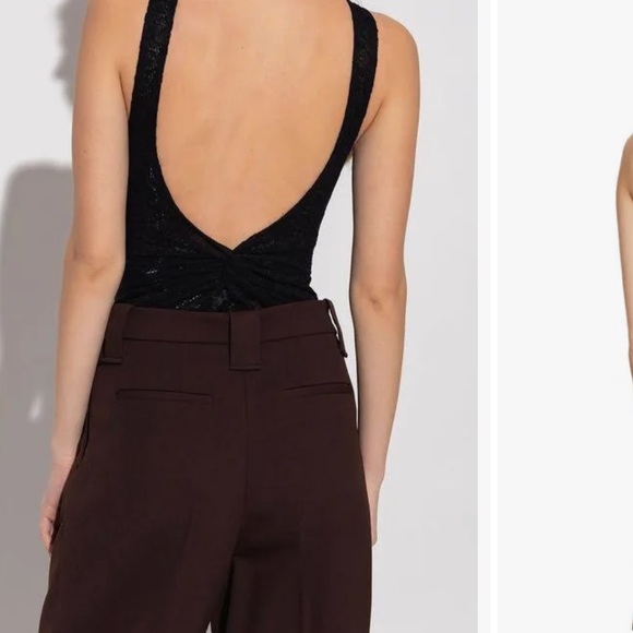 NWOT Ganni Lace Low Back Bodysuit - Medium - Picture 7 of 7